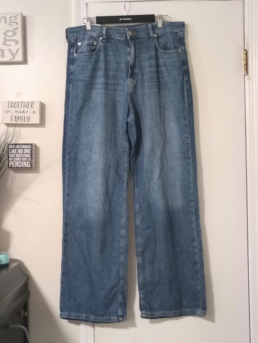 NWT Aeropostale High-Rise Wide Leg Jean Women's 14 Bohemian Vintage Vibes Retro - Picture 11 of 12